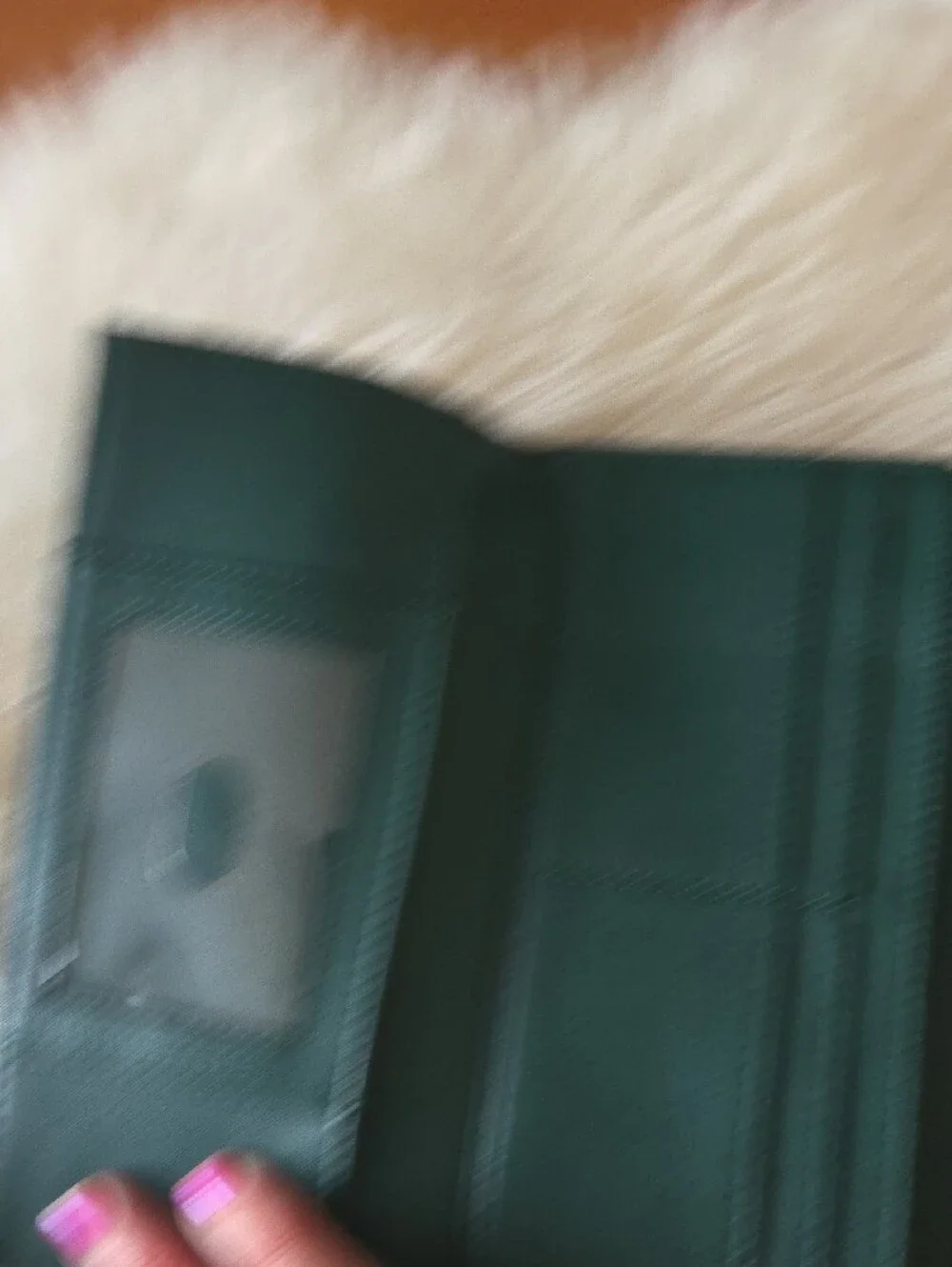 A New Day Green Women's Clutch Wallet with Gold Accent
